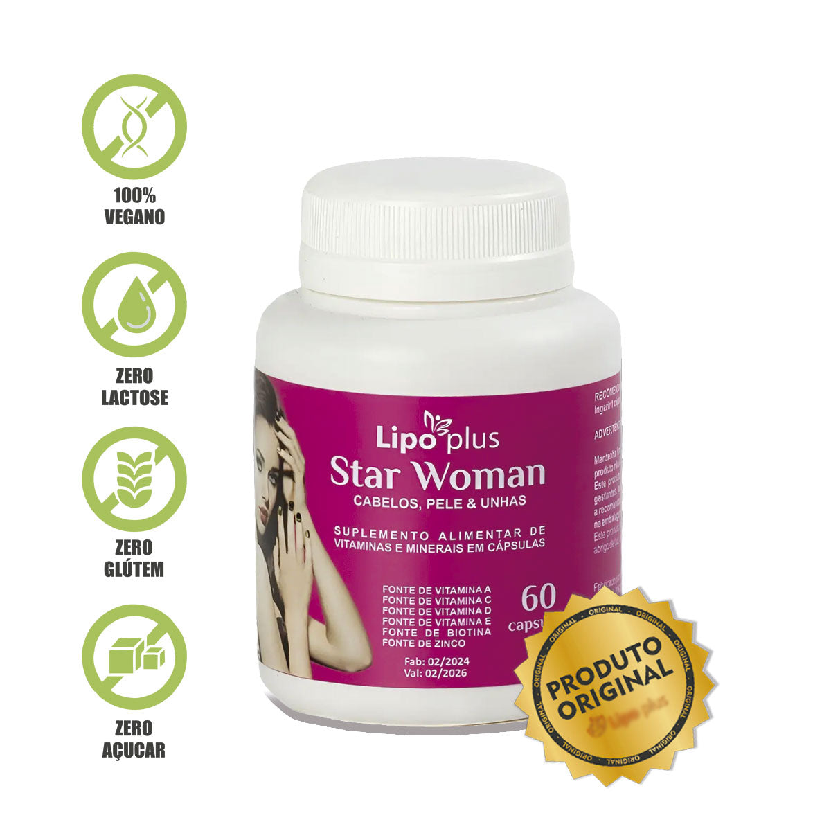 START WOMAN - CABELO, PELE E UNHA LIPO PLUS