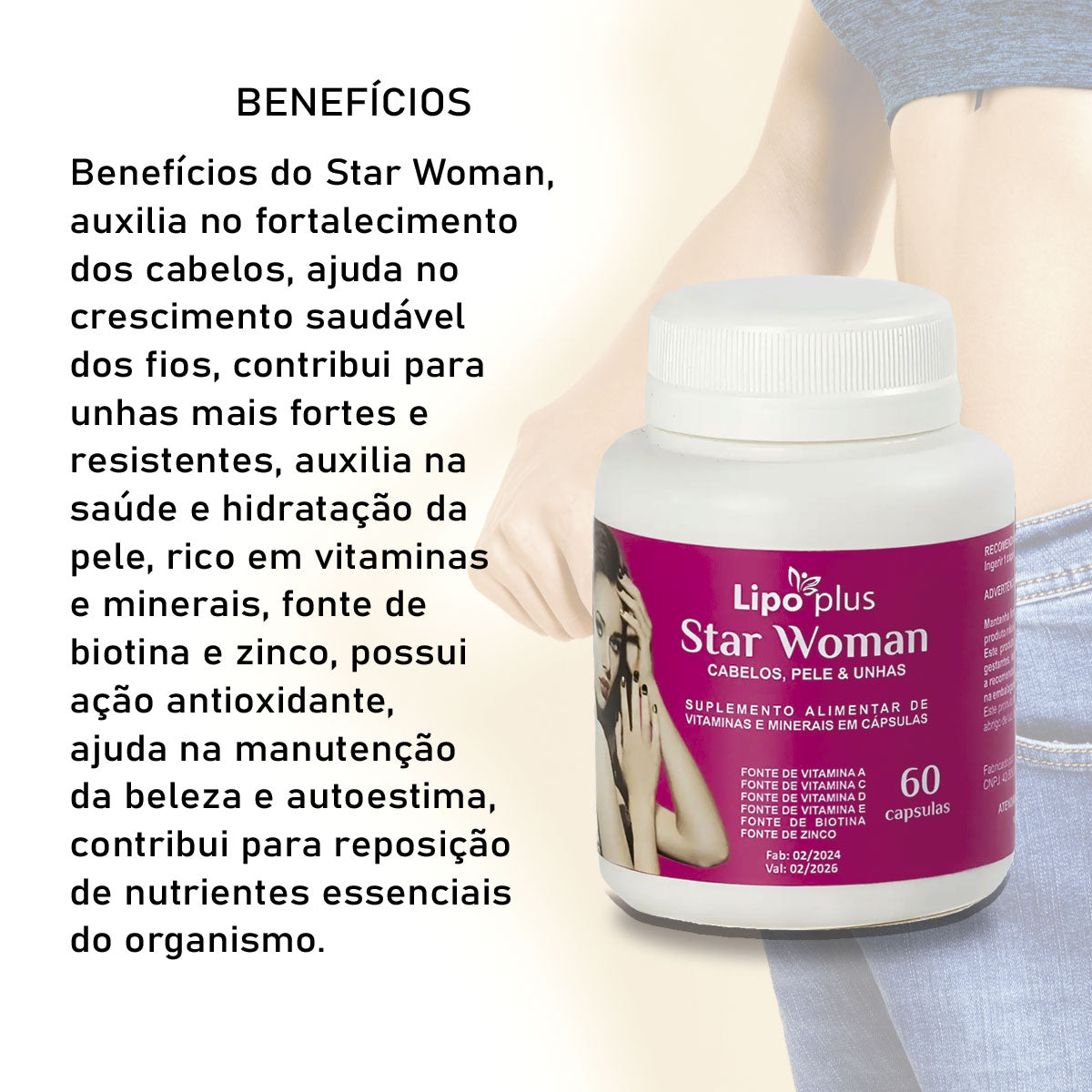 START WOMAN - CABELO, PELE E UNHA LIPO PLUS